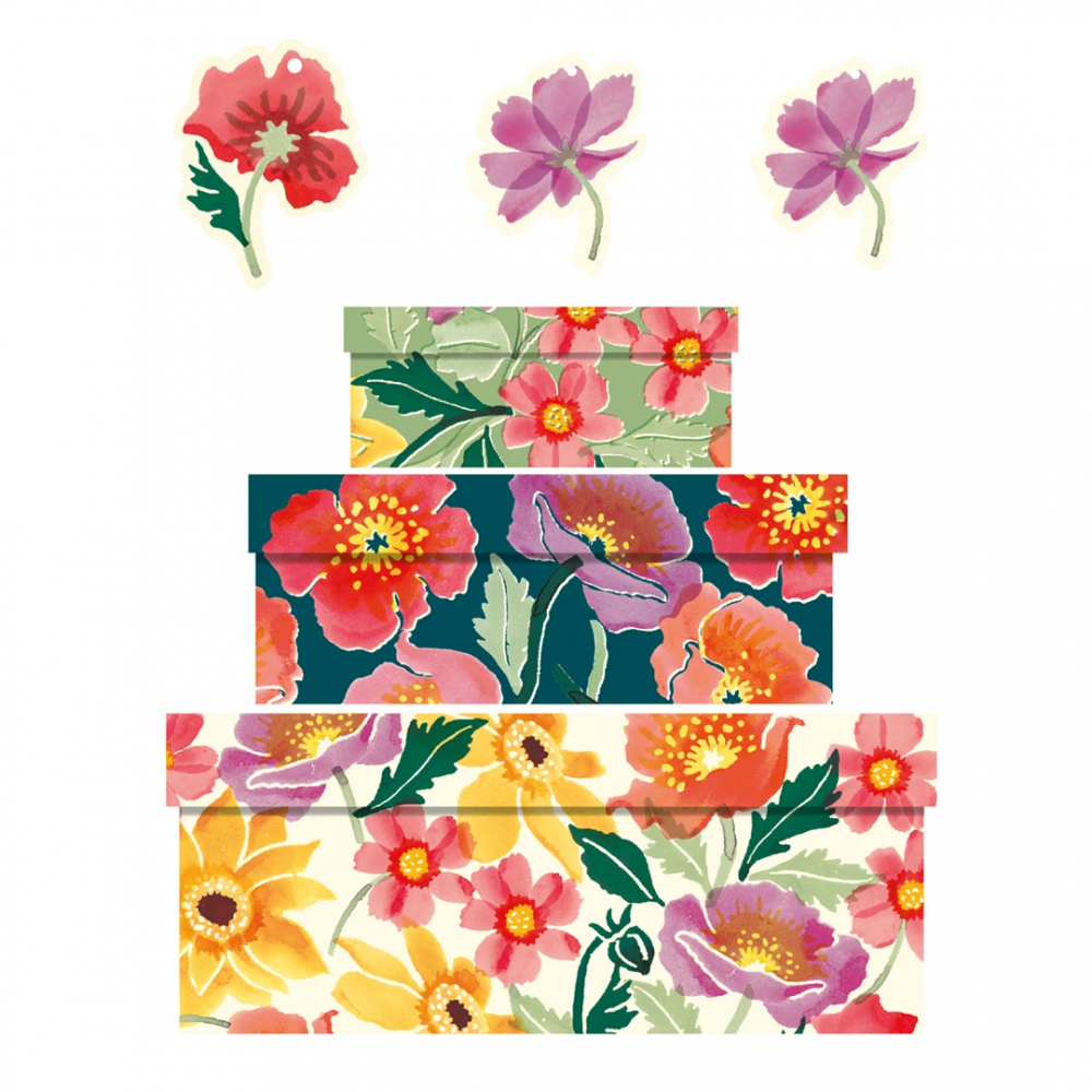 Spring Floral Print set of 3 Boxes Emma Bridgewater